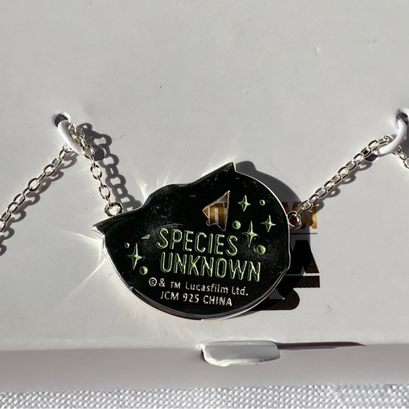 Star Wars The Mandalorian Sterling Silver Necklace 18" - Picture 9 of 11
